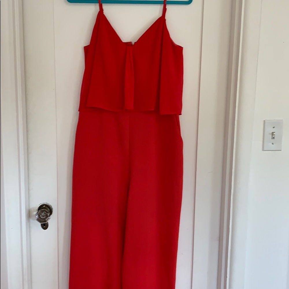 Chelsea28 Red Jumpsuit | L